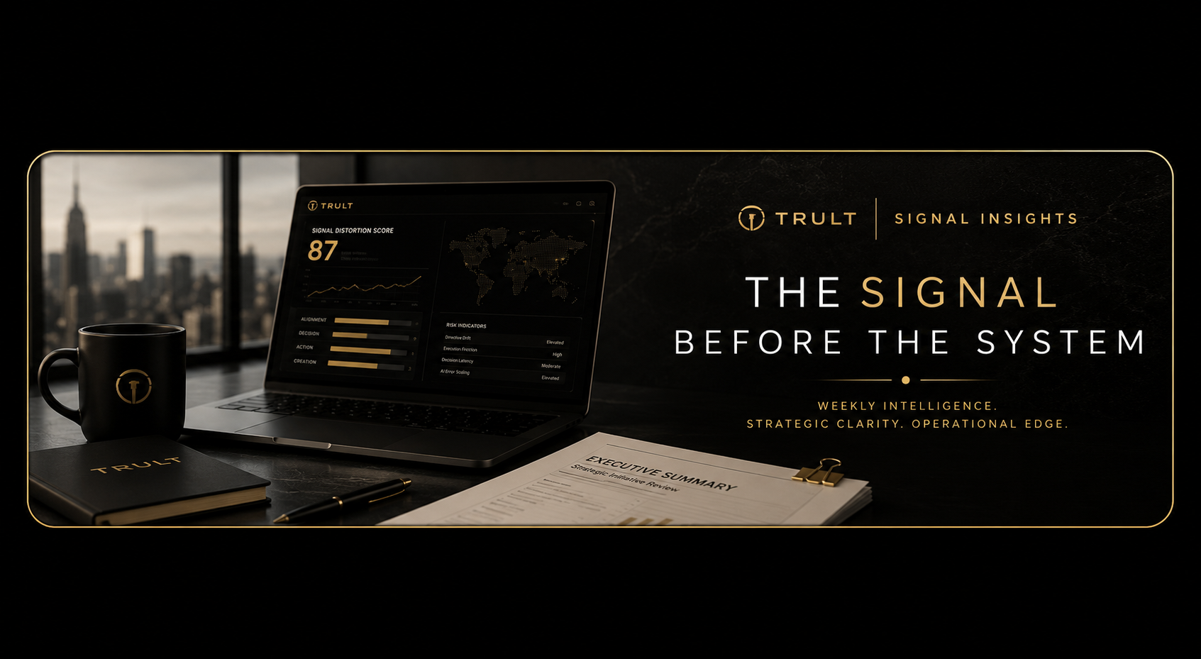 The Signal Before The System newsletter banner